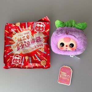 Baby Three Purple Good Luck Bag